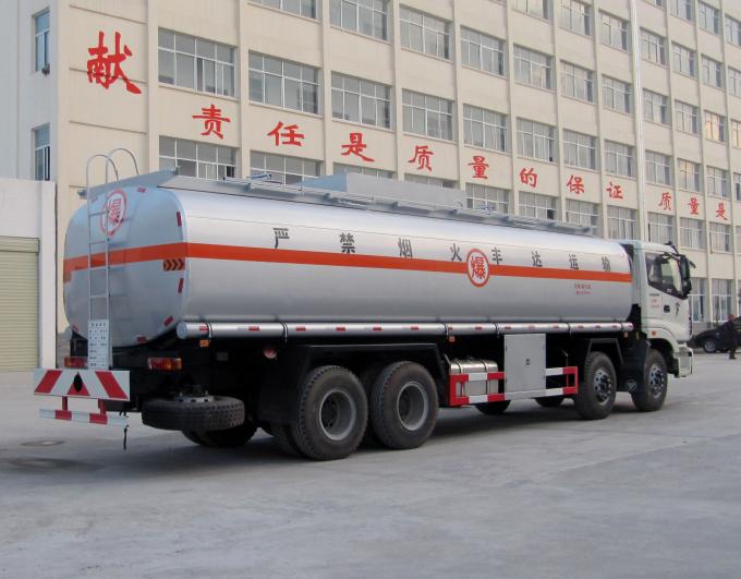 25 Ton Fuel Delivery Tank Truck , 30000 Liters Bobtail Fuel Truck Long