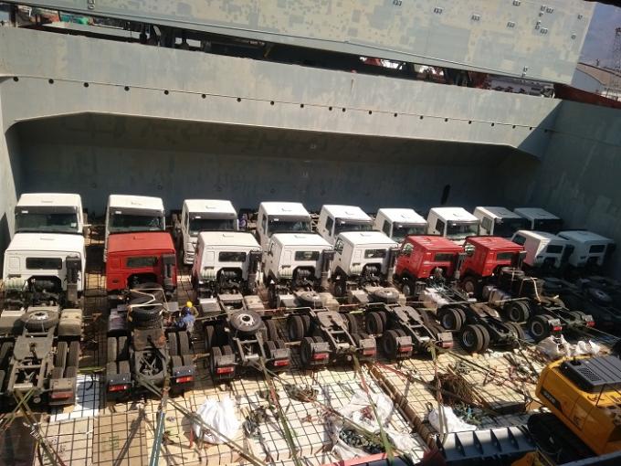 latest company news about 15 Units of Howo Tractor Heads from CLW Group Delivery to Nigeria 2
