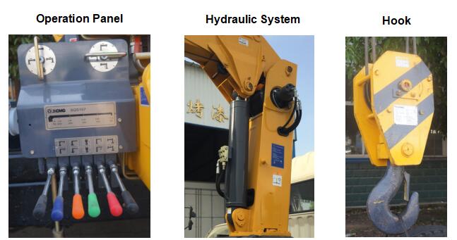 Dongfeng 6X4 Truck Mounted Telescopic Crane 12 Ton XCMG Telescoping Boom Crane