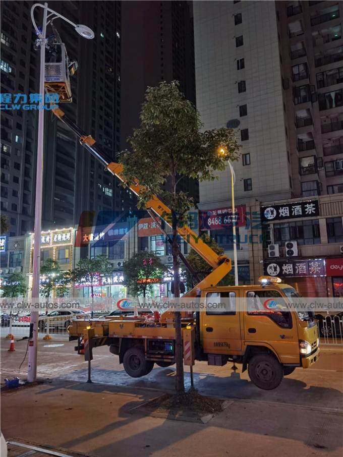 Telescopic Aerial Platform Truck 16 Meter ISUZU Brand Boom Lift Cherry
