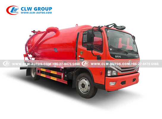 Sanitation Dongfeng Vacuum Pump Sewer Fecal Suction Truck 5000liters
