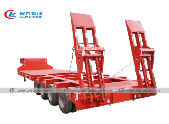 4 Lines 8 Axles Gooseneck Hydraulic Extendable Low Bed Semi Trailer 150 Tons 160T