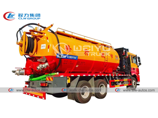 Shacman Automatic Instant Swer Vacuum Tanker Truck 18cbm 18000liter For Septic Tanks