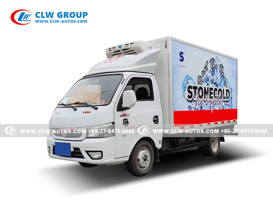 Dongfeng Mini 6 CBM Freshgoods Refrigerated Box Truck Insulation Trucks