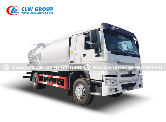 SINOTRUK HOWO Sewage Suction Truck Vacuum Suction Truck 12CBM For Sanitation