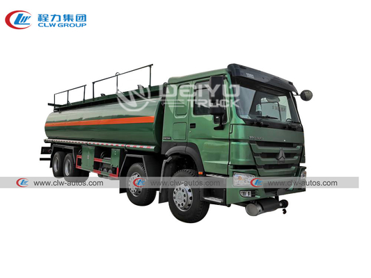 Sinotruk HOWO 12 Wheeler 25m3 Oil Tanker Truck Fuel Transportation Machine
