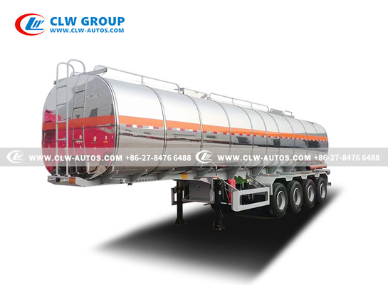 40 CBM Asphalt Transport Semi Trailer Bitumen Emulsion Delivery Tanker