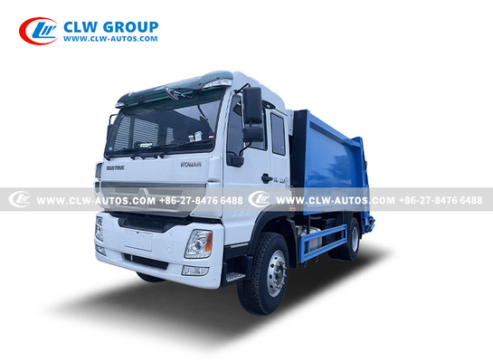 SINOTRUK HOMAN Garbage Compactor Truck With 18m3 Rear Loader