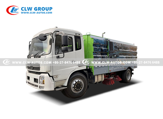 Dongfeng 12 CBM Street Cleaning Machinery Road Sweeper Debris Pick Up Mechanism