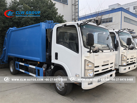 LHD 120HP ISUZU 6cbm 4X2 Compactor Garbage Truck