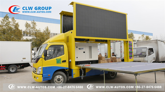 Foton 4X2 RHD LED Billboard Truck For Roadshow