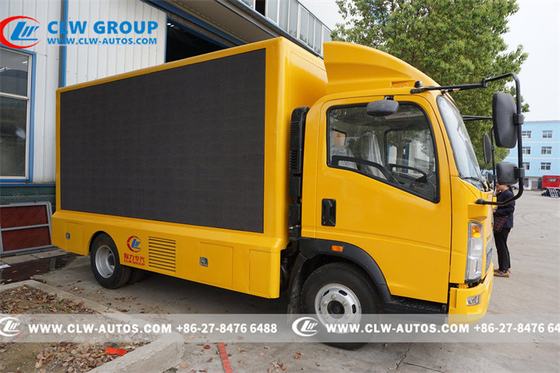 SINOTRUK HOWO 4X2 P4 P5 P6 P8 LED Advertising Truck