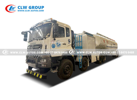 Dongfeng Aircraft Refueling Tank Trailer with 20,000-45,000L Capacity, Dual-Stage API 1581 Filtration, and Hydraulic Lifting Platform