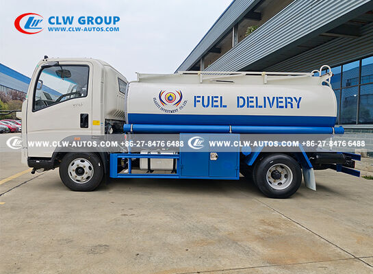 HOWO 5m³ Fuel Dispenser Truck with 2pc Dispenser