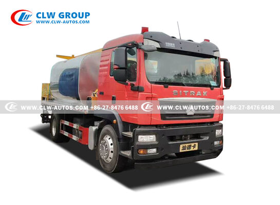 Sinotruk Sitrak 10,000L Intelligent Asphalt Distributor with RIELLO Burner and Proportional Pump Control