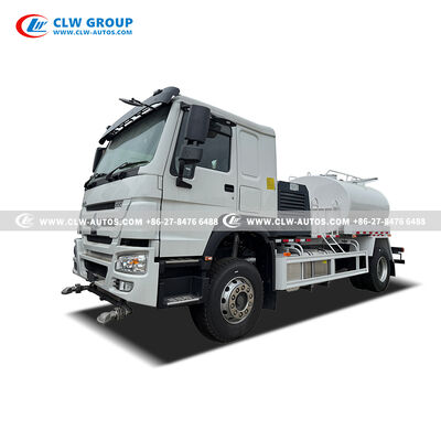 SINOTRUK HOWO 300HP High Pressure Cleaning Truck with DENAIR Air Compressor and Carbon Steel Construction