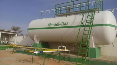 20MT Propane Gas Station Transporting Propane Tanks For Cylinder Filling 4 Nozzles