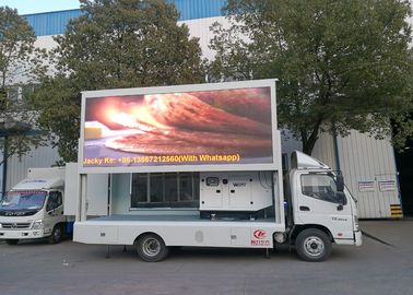 P6 Scrolling Billboard Truck , Led Wall Truck For Products Promotion