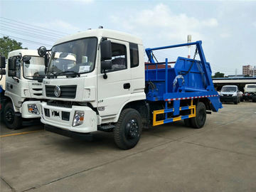 Municipal Rubbish Collection Truck , 10 Tons Dongfeng Swing Arm Garbage Disposal Truck