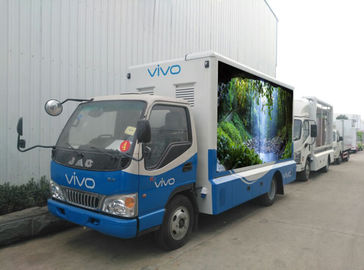 JAC P4 Digital Mobile Advertising Truck , Colorful Led Screen Truck For VIVO Phone Promotion