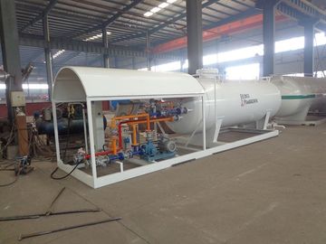 5 Tons Propane Storage Tanks , Factory Assembly Station Lpg Storage Tank With Scale