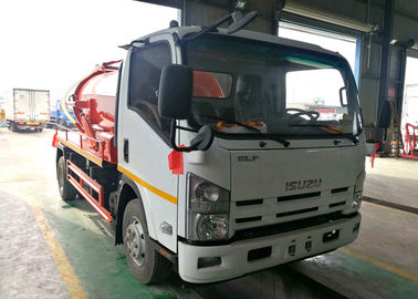 4 Tons Vacuum Suction Truck For City And Factory Sewer Cleaning 4000L