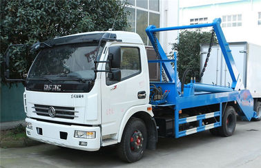 Swing Arm Garbage Waste Removal Trucks Carbon Steel Waste Transport With 5CBM Hopper