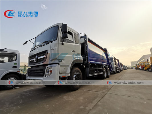 LHD Dongfeng 6X4 20CBM Rear Loader Garbage Compactor Truck