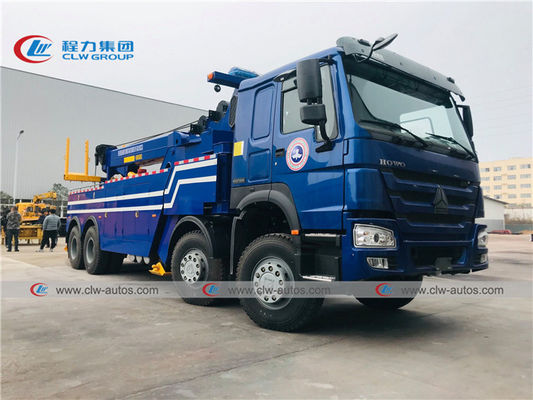 RHD 30T 40T 50T Recovery Tow Truck With Full Rotating Boom