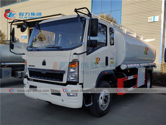 Howo L3W 160HP 10000L Oil Bowser Truck For Mobile Diesel Refueling