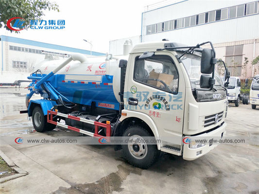 Dongfeng 120HP 6cbm Vacuum Sewage Suction Truck