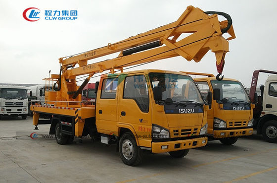 ISUZU 4X2 Hydraulic Foldable Knuckle Boom Truck For High Altitude Operation