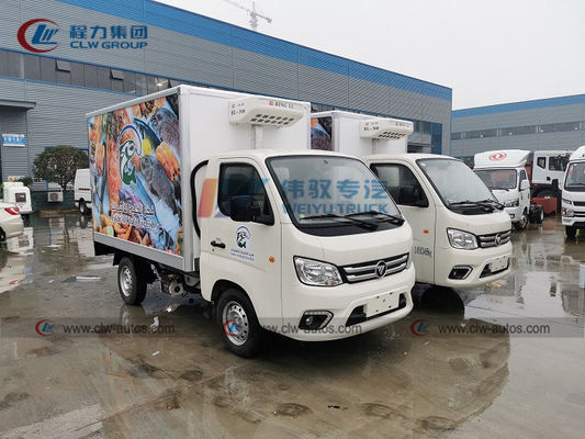 Ratio Foton 1T Petrol Seafood Delivery Refrigerated Van Truck