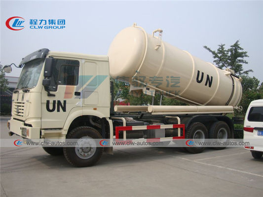 Sinotruk Howo 6X6 10000L 12000L Sewer Cleaning Truck With Full Wheel Drive