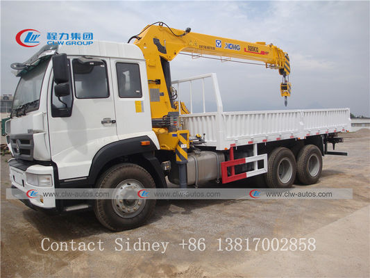 Sinotruk Howo 6x4 8T 10 Wheel Truck Mounted Telescopic Boom Crane