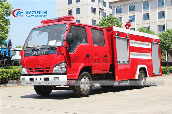 ISUZU 600P 3T Fire Fighter Truck With Water And Foam Tank