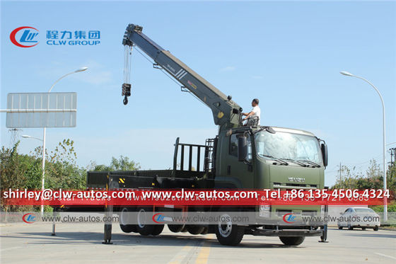 ISUZU 6x4 Truck Mounted 16 Tons Palfinger Telescopic Boom Crane