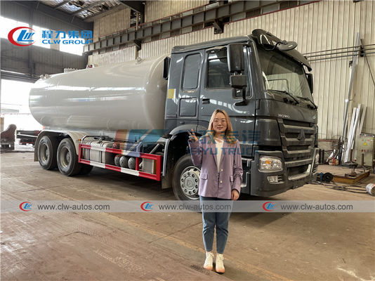 Sinotruk HOWO 336HP 20000L Q345R LPG Bullet Truck