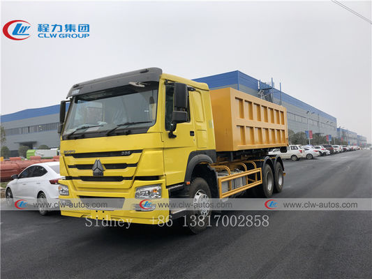 Sinotruk HOWO 6X4 RHD Hydraulic Hook Lift Garbage Truck