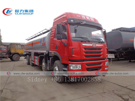 FAW 8X4 30000L Fuel Delivery Tank Truck With Flow Meter