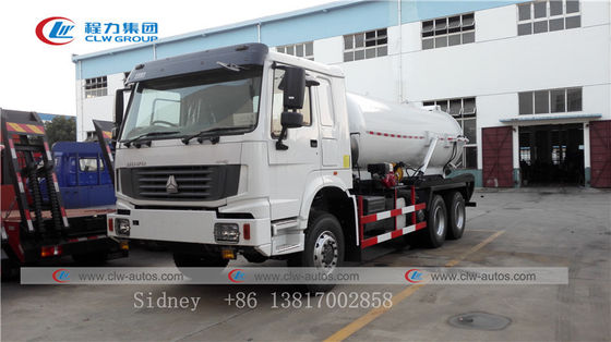 Sinotruk HOWO 6X4 336HP 12000L Vacuum Sewage Suction Truck