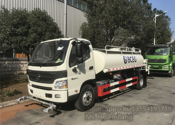 LHD FOTON AUMARK-C33 4X2 5000L Water Tank Truck