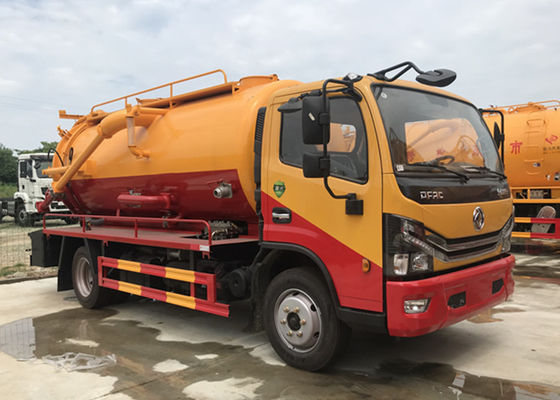 Dongfeng 4X2 LHD 8500Pa Vacuum Sewage Suction Truck