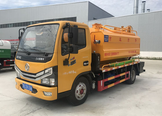 RHD 5m3 Vacuum Sewage Suction Truck With Jurop Vacuum Pump