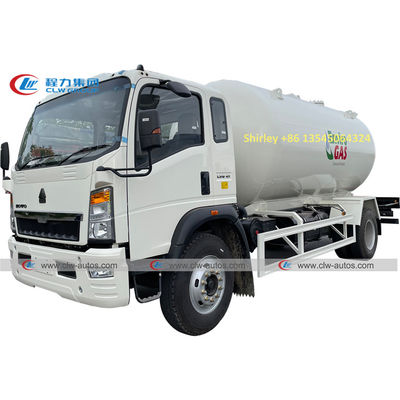 RHD LPG Bobtail Tanker Truck 2 Ton 5 Ton 7 Ton