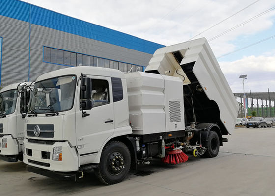 Dongfeng 6 Wheeler 190HP 8cbm Street Sweeper Vacuum Truck