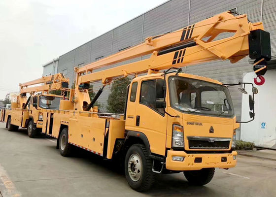 Sinotruck HOWO 4x2 RHD 20m 22m Telescopic Boom Aerial Lift Truck