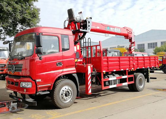 Dongfeng Tianjin 4x2 6 Wheeler Truck Mounted CLW Straight Boom Crane