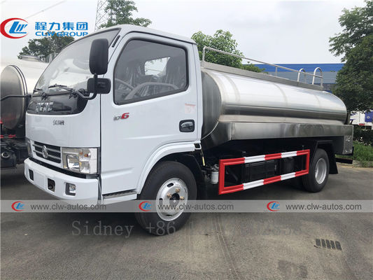 Dongfeng Duolika 4000L SS Q304-2B Tank Milk Delivery Truck