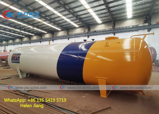 ISO9001 Standard 15T 30CBM Q345R Carbon Steel LPG Gas Storage Tank